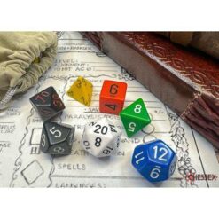Chessex 7pc Set Opaque Multi-Colour
