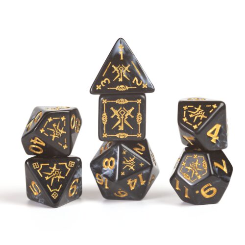 D&D Adventure Dice: Rogue Black - Image 3