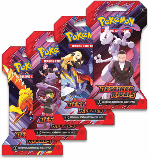 Pokemon TCG: Destined Rivals Sleeved Play Booster