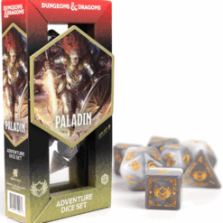 D&D Adventure Dice: Paladin White / Grey