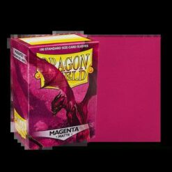 Dragon Shield Matte Sleeves: 100 CT Magenta