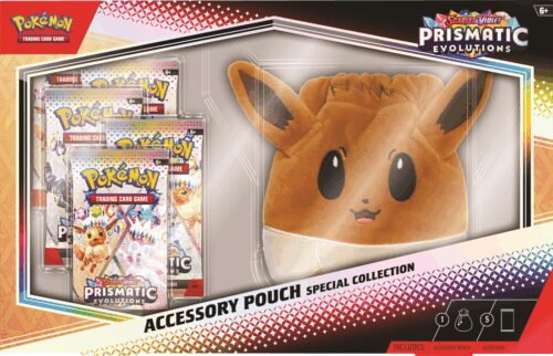 Pokemon TCG: Prismatic Evolutions Accessory Pouch Special Collection