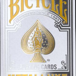 Bicycle Playing Cards: Metalluxe Silver