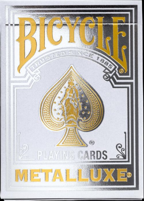 Bicycle Playing Cards: Metalluxe Silver