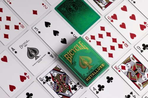 Bicycle Playing Cards: Metalluxe Holiday Green - Image 3