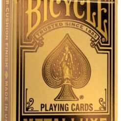 Bicycle Playing Cards: Metalluxe Holiday Gold