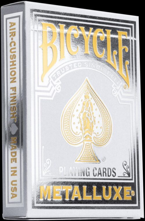 Bicycle Playing Cards: Metalluxe Silver - Image 3
