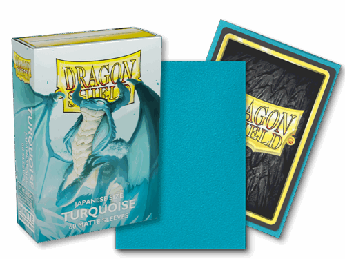 Dragon Shield Japanese Sized Matte Sleeves: 60CT Turquoise