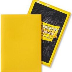 Dragon Shield Japanese Sized Matte Sleeves: 60CT Yellow