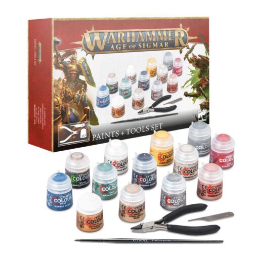 Warhammer Age Of Sigmar Paints + Tools Set - Image 2