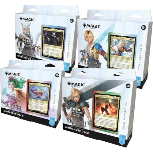 Magic The Gathering: Final Fantasy Collector Commander Decks- Set of 4