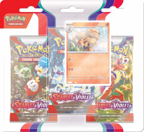 Pokemon TCG: SV1 Scarlet & Violet 3pk Blister - Image 2