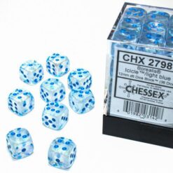 Chessex 36 D6 Borealis Icicle/light Blue