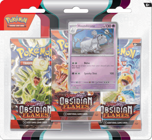 Pokemon TCG: Obsidian Flames 3pk Blister - Image 2