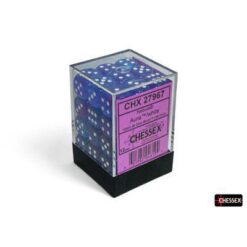 Chessex 36 D6 Nebula Aura/White