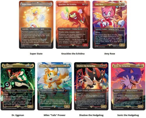 Magic The Gathering Secret Lair: Sonic - Friends & Foes