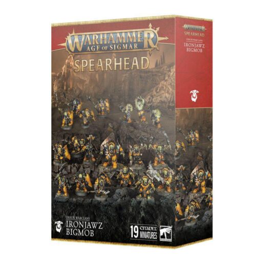 Warhammer Age Of Sigmar: Orruk Warclans Ironjawz Bigmob Spearhead