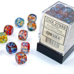 Chessex 36 D6 Nebula Primary/ Blue