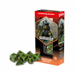 D&D Adventure Dice: Barbarian Green / Brown