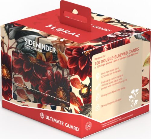 Ultimate Guard Deck Case Sidewinder 100+ Floral Autumn Heath