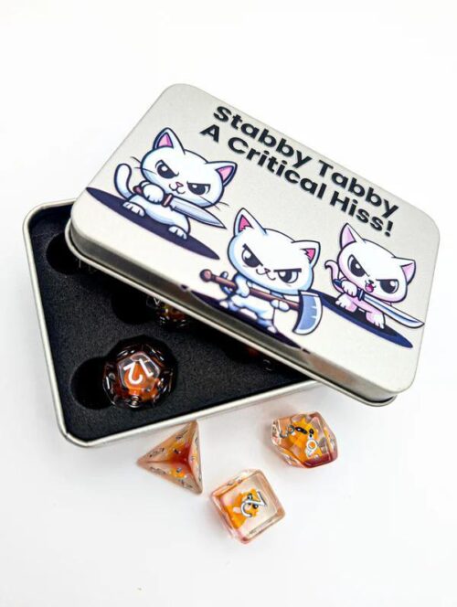 Mystery Dice Goblin: Cat Dice Tin