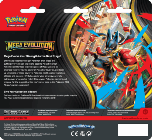 Pokemon TCG: Mega Evolution 3 Pack Blister - Image 3
