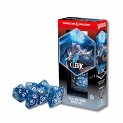 D&D Adventure Dice: Cleric White / Blue