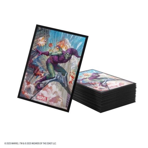 Magic The Gathering Marvel's Spider-Man Art Sleeves: Green Goblin - Image 2