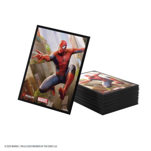 Magic The Gathering Marvel's Spider-Man Art Sleeves: Spider-Man - Image 2