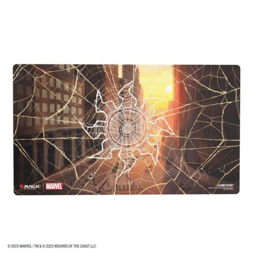Magic The Gathering Marvel's Spider-Man Playmat: Plains - Shiny Surface - Image 2