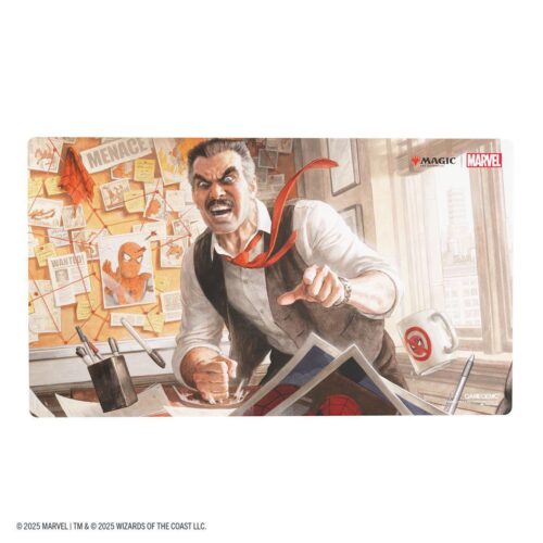 Magic The Gathering Marvel's Spider-Man Playmat: J. Jonah Jameson - Image 2