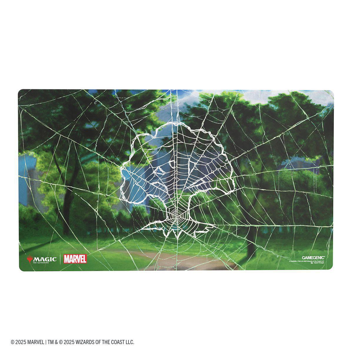 Magic The Gathering Marvel's Spider-Man Playmat: Forest - Shiny Surface - Image 2