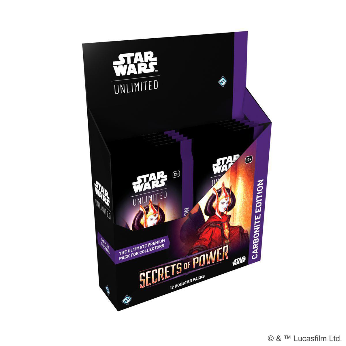 Star Wars Unlimited: Secrets Of Power Carbonite Booster Box