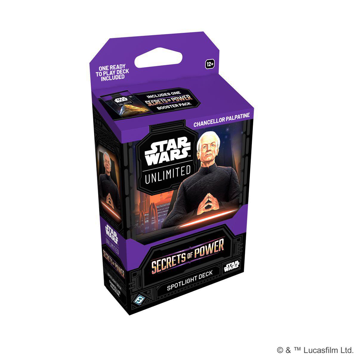 Star Wars Unlimited: Secrets Of Power Spotlight Deck: Palpatine