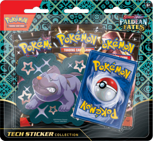 Pokemon TCG: Paldean Fates Tech Sticker Collection