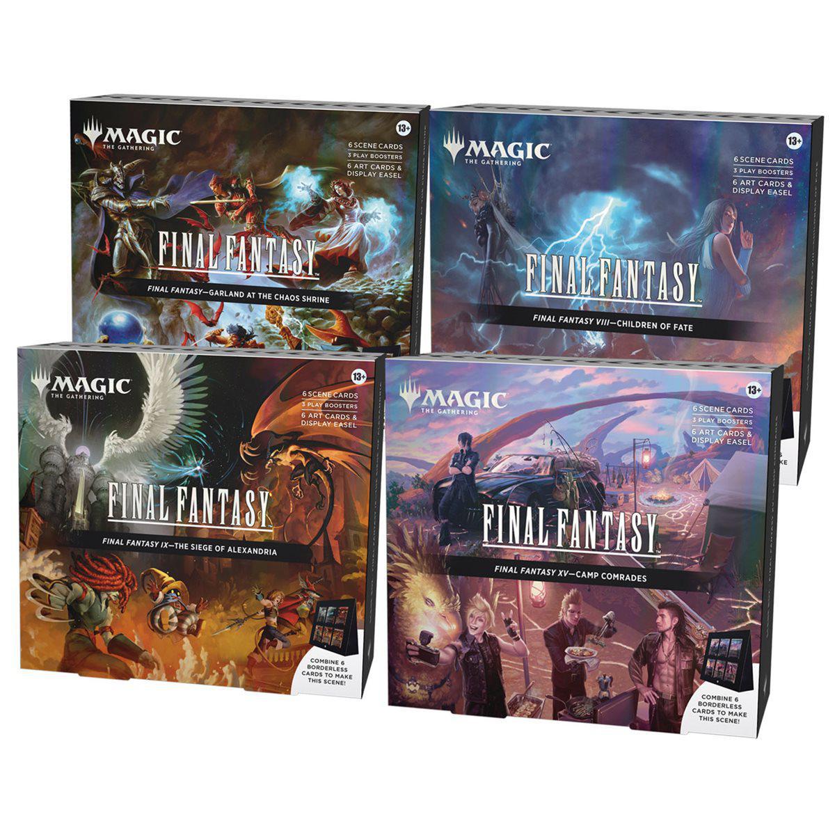 Magic The Gathering: Final Fantasy Scene Box - Set of 4