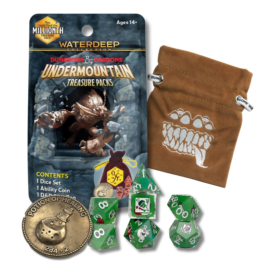 D&D Undermountain Treasure Pack Dice Set