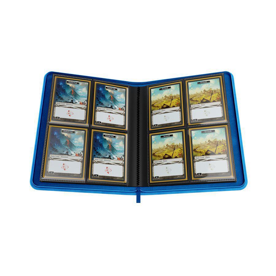 Gamegenic Zip-Up Album 8 Pocket Blue - Image 2