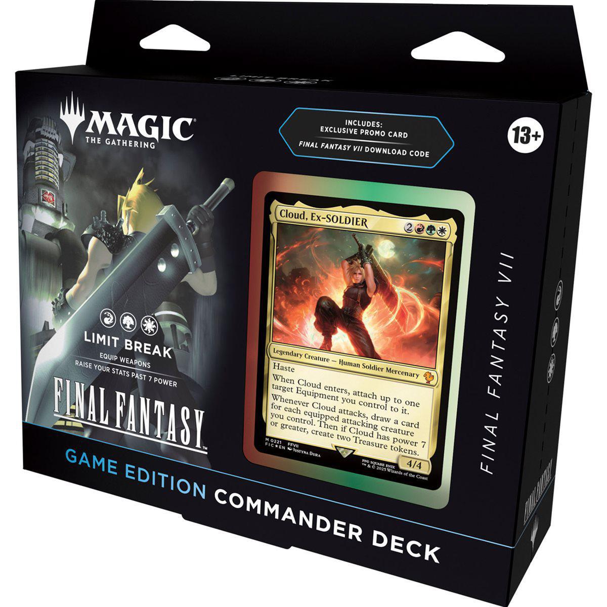 Magic The Gathering: Final Fantasy Commander Deck Limit Break: Game Edition