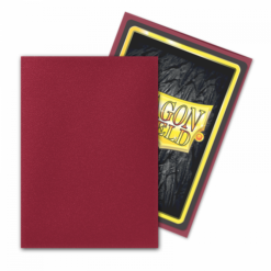 Alternative view of Dragon Shield Matte Sleeves: 100CT Blood Red